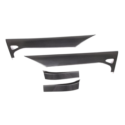 Real Carbon Fiber Inner Interior Door Panel Cover Trim For Corvette C8 2020-26 8