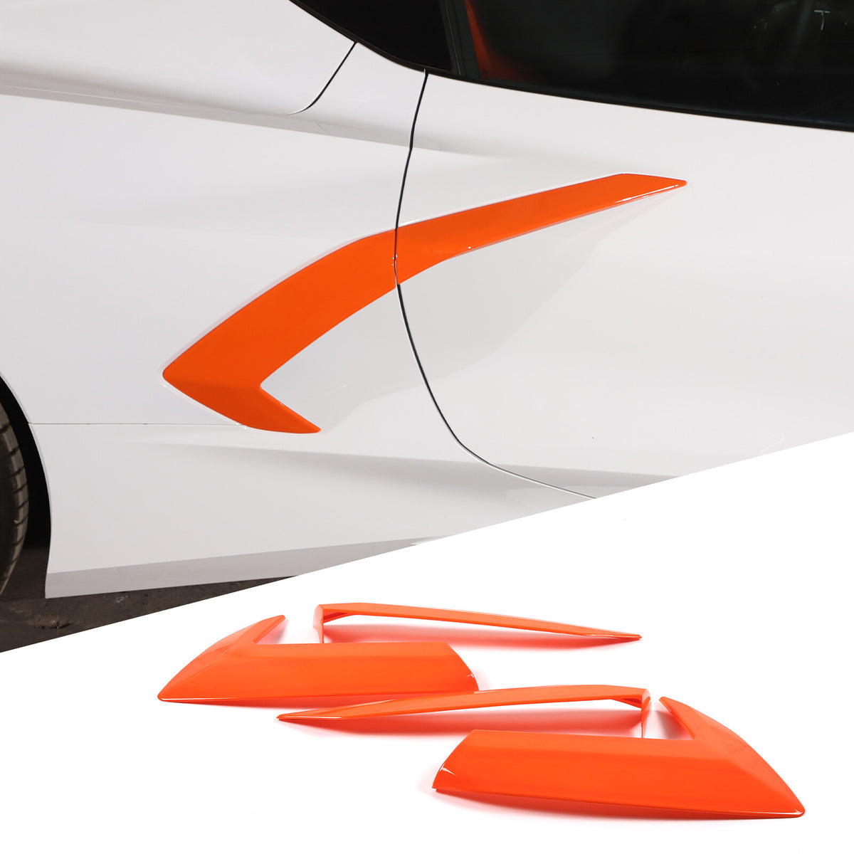 Oranger Interior Decor Trim Cover For C8 Corvette Stingray Z51 Z06 Z07 20-26 28