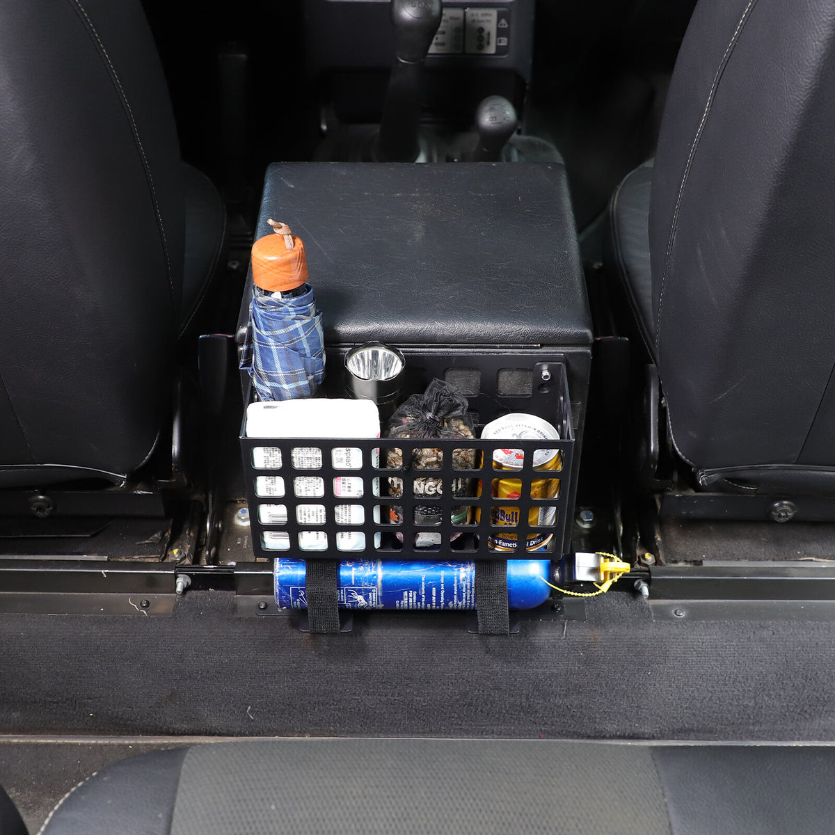 Rear Armrest Storage Box Fire Extinguisher Bracket For LR Defender L316 2004-18 22