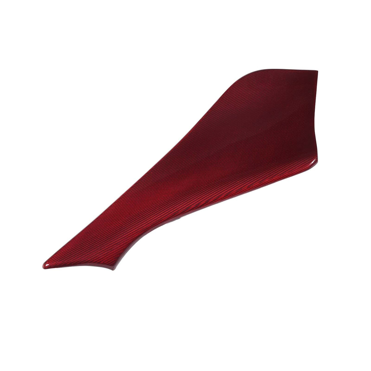 Red Real Carbon Fiber Center Console Left Side Panel Trim For GR Supra 20-23 4