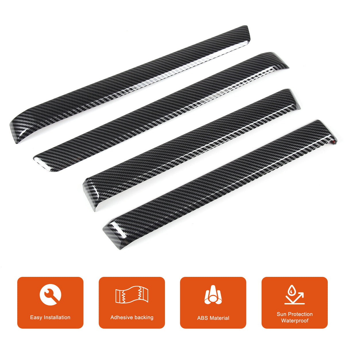 ABS Carbon Fiber Interior Full Set Panel Cover Trim Kit for Toyota Tacoma 24-26 - Styles 1-5 35
