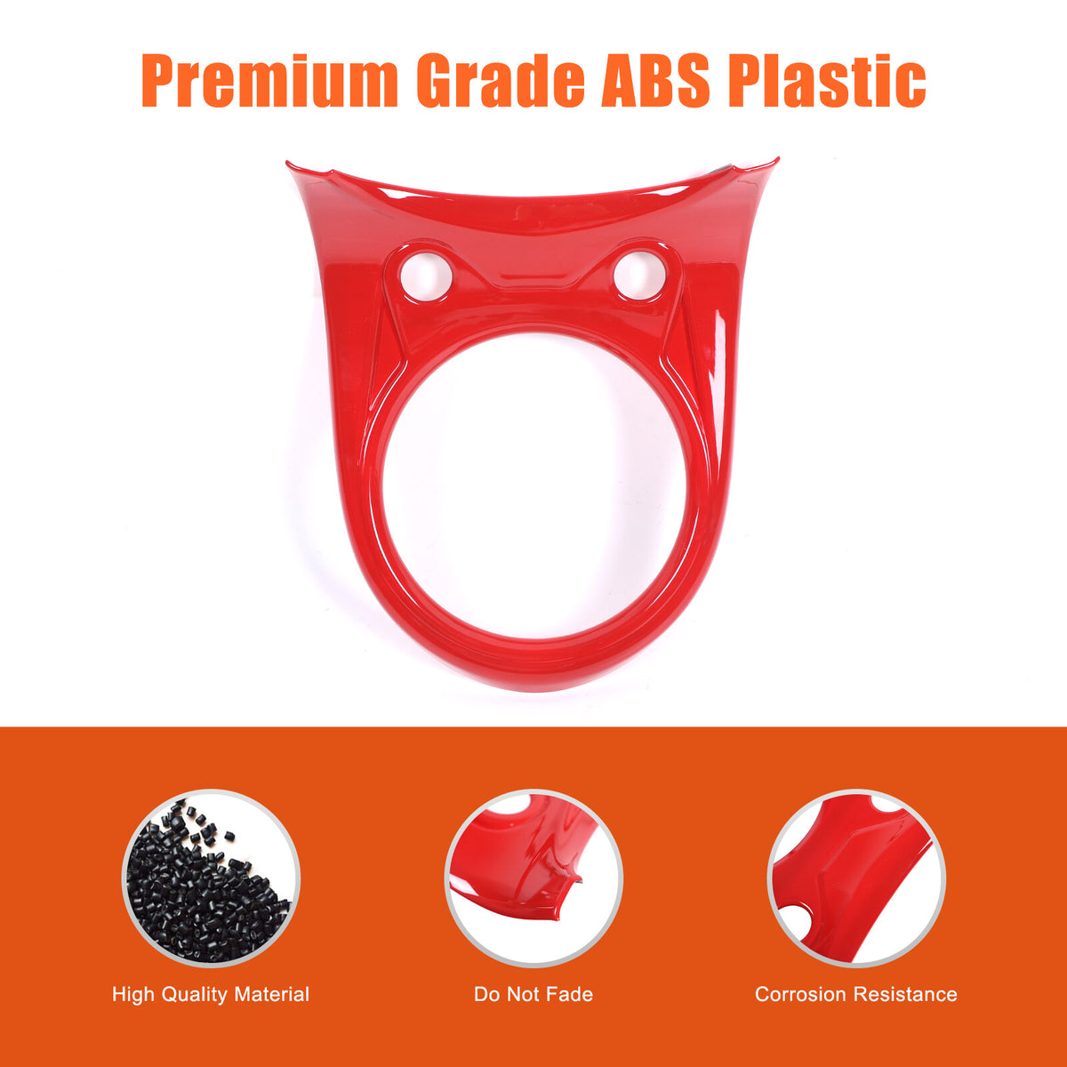 Sport Red ABS Center Console Gear Shift Frame Trim For Nissan 370Z MT 2009-2020 2