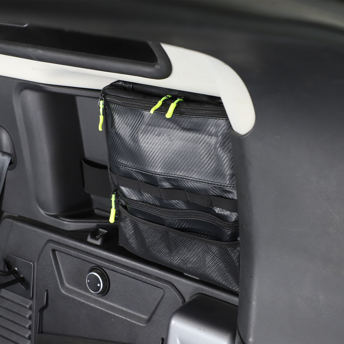 Carbon Fiber Pattern Trunk Right Side Window Bag For LR Defender 110 L663 2020+ 11