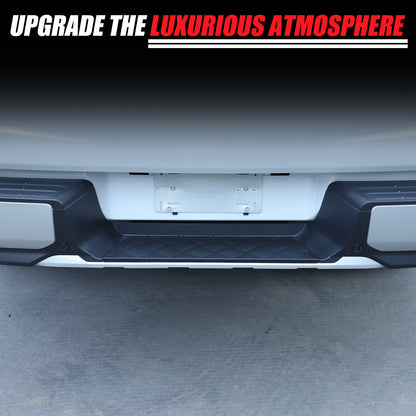 Black Alloy Rear Bumper Footrest Guard Plate For Mitsubishi L200 Triton 2019+ 19