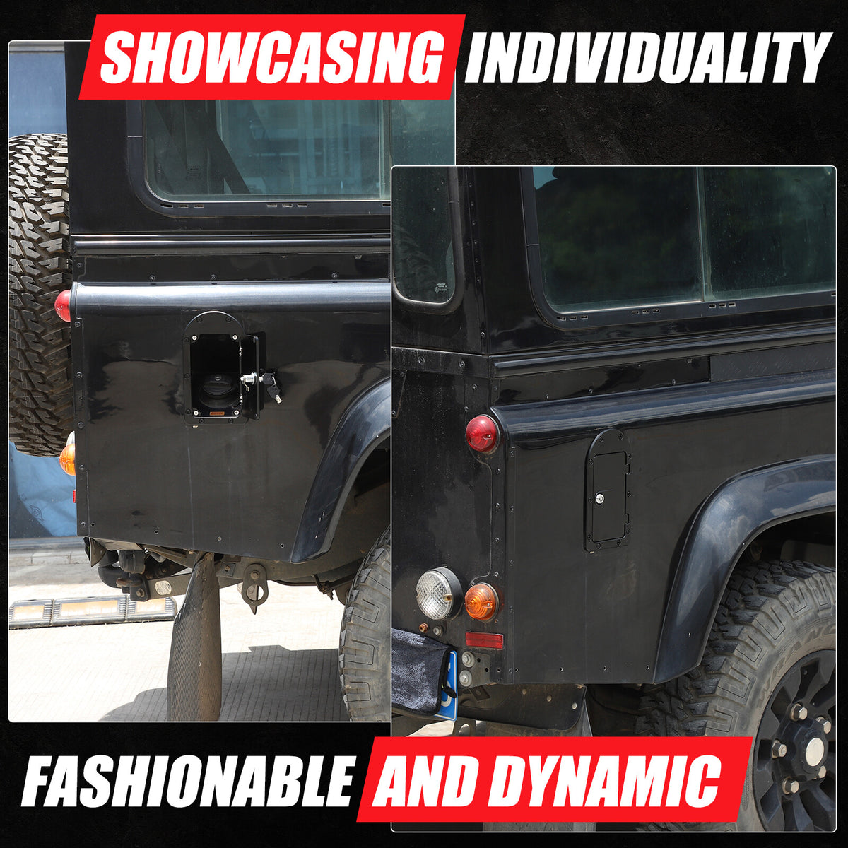 Locking Fuel Door Gas Tank Cap Cover Lock Key For LR Defender 90 110 2004-19 15