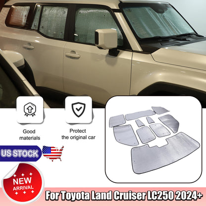 Car Full Window Sunshade Cover Shade Sun For Toyota Land Cruiser LC250 24+ US 1