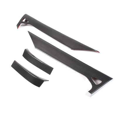 Real Dry Carbon Fiber Full Interior Center Set Trim Kit For Corvette C8 20-25 US - Styles 51-55 46