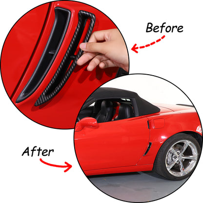 ABS Carbon Fiber Interior Exterior Cover Trim Kit For Corvette C6 2005-2013 185