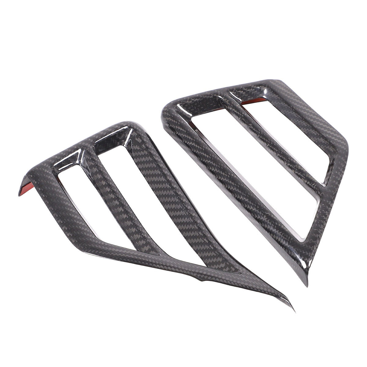Real Carbon Fiber Side Air Vent Frame Trim For BMW 3 4 330i 430i G20 G21 25+ US 11