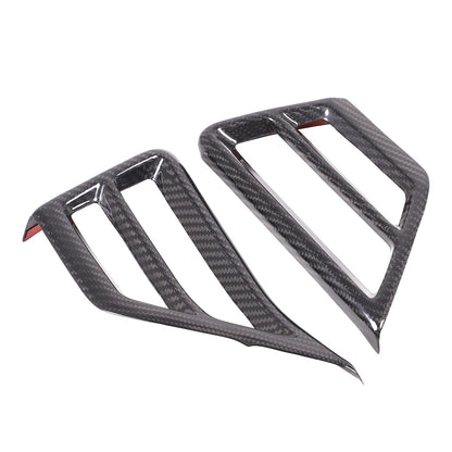 Real Carbon Fiber Side Air Vent Frame Trim For BMW 3 4 330i 430i G20 G21 25+ US 11