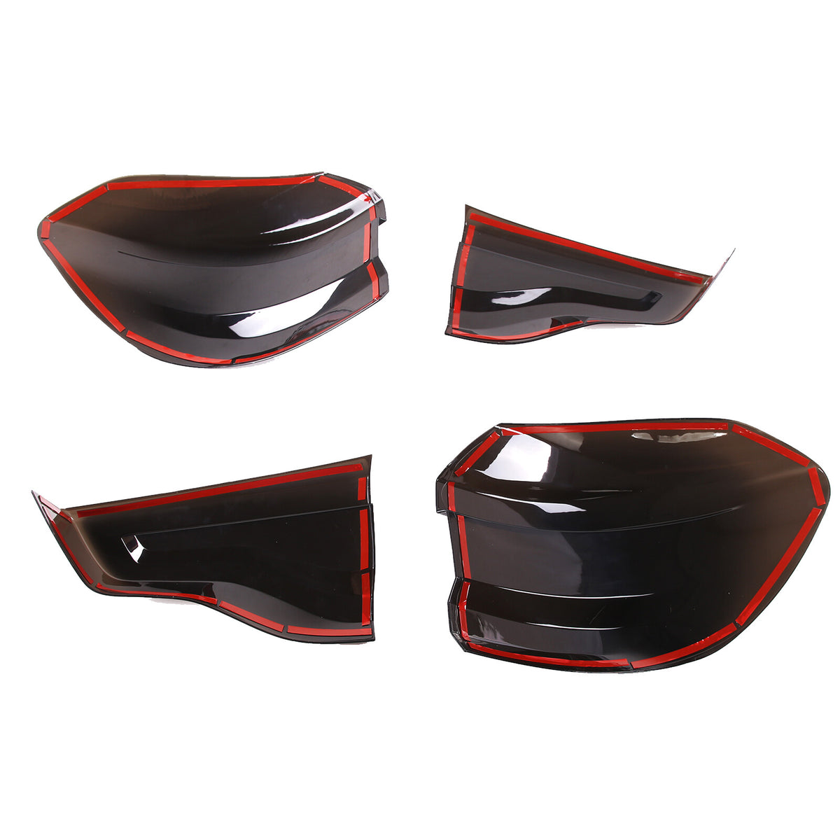 For BMW X3 G01 2018-2021 Smoke Black ABS Rear Tail Light Lamp Guards Cover Trim 10