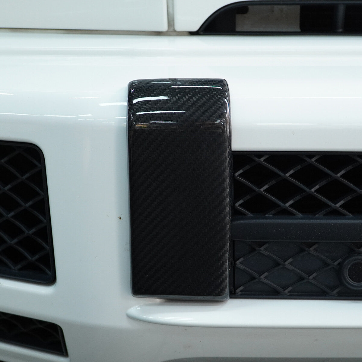 Carbon fiber Front Bumper Trim Kit For Benz G Class W463 G500 G55 G63 2019-21 4