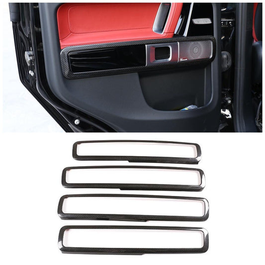 Carbon Fiber Inner Door Frame Trim Cover For Mercedes Benz G Class W463 19-20 1