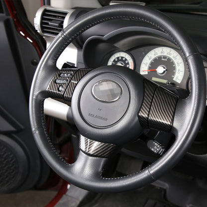 ABS Carbon Fiber Full Interior Center Decoration Trim Kit For FJ Cruiser 2007-21 - Styles 1-5 10