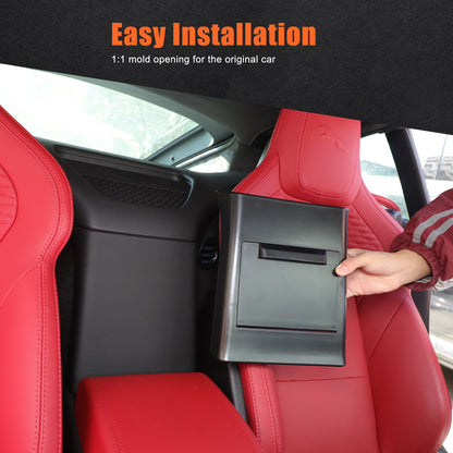 Center Conosle Back Storage Box Trim Cover For Jaguar F-TYPE Coupe 2013-24 19