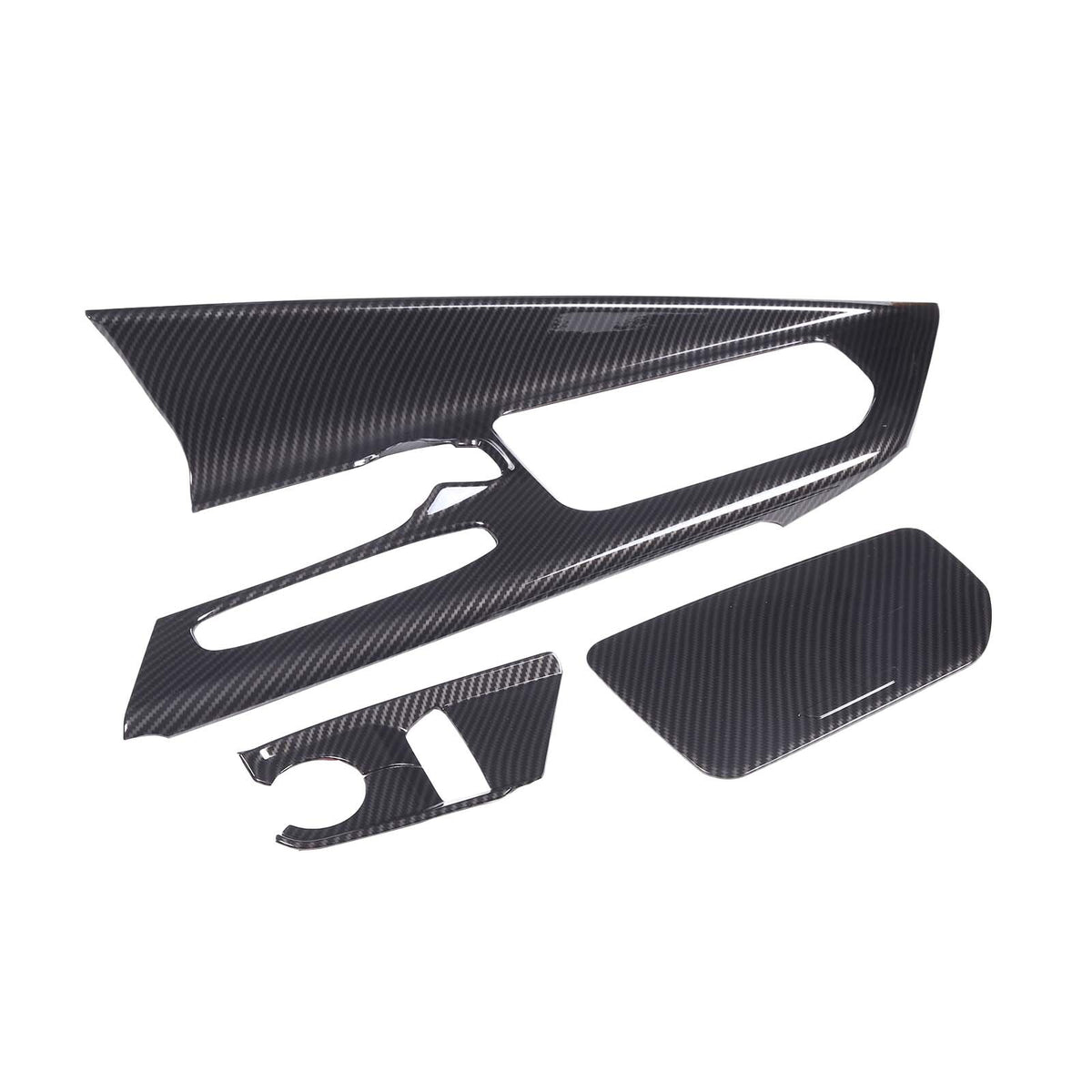Carbon Fiber ABS Center Console Dashboard Panel Trim Kit For Corvette C8 20-25 14