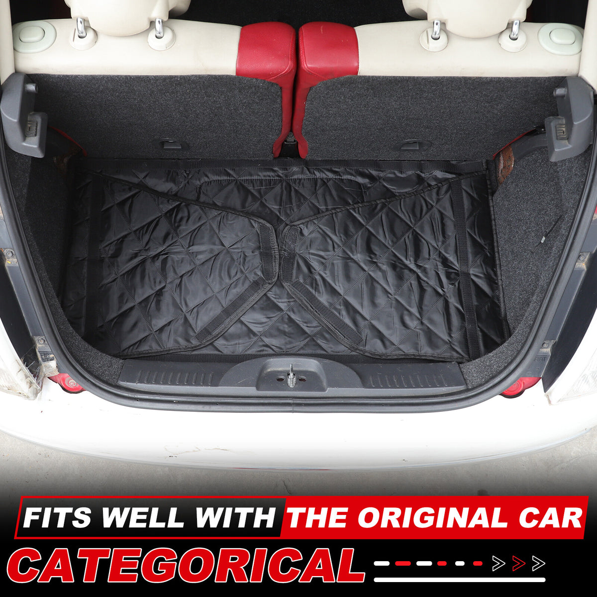 Dog Car Trunk Mat Hammock Boot Pet Seat Cover For Fiat 500 Abarth 595 07-15 US 14