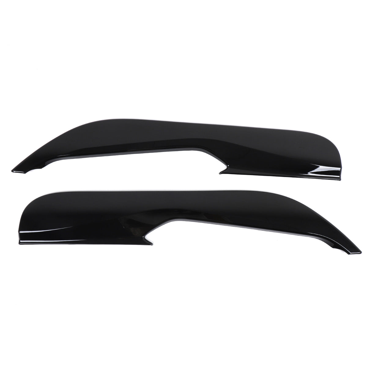 Glossy Piano Black ABS Interior Door Anti-Kick Panel Trim For Corvette C8 20+ US 4