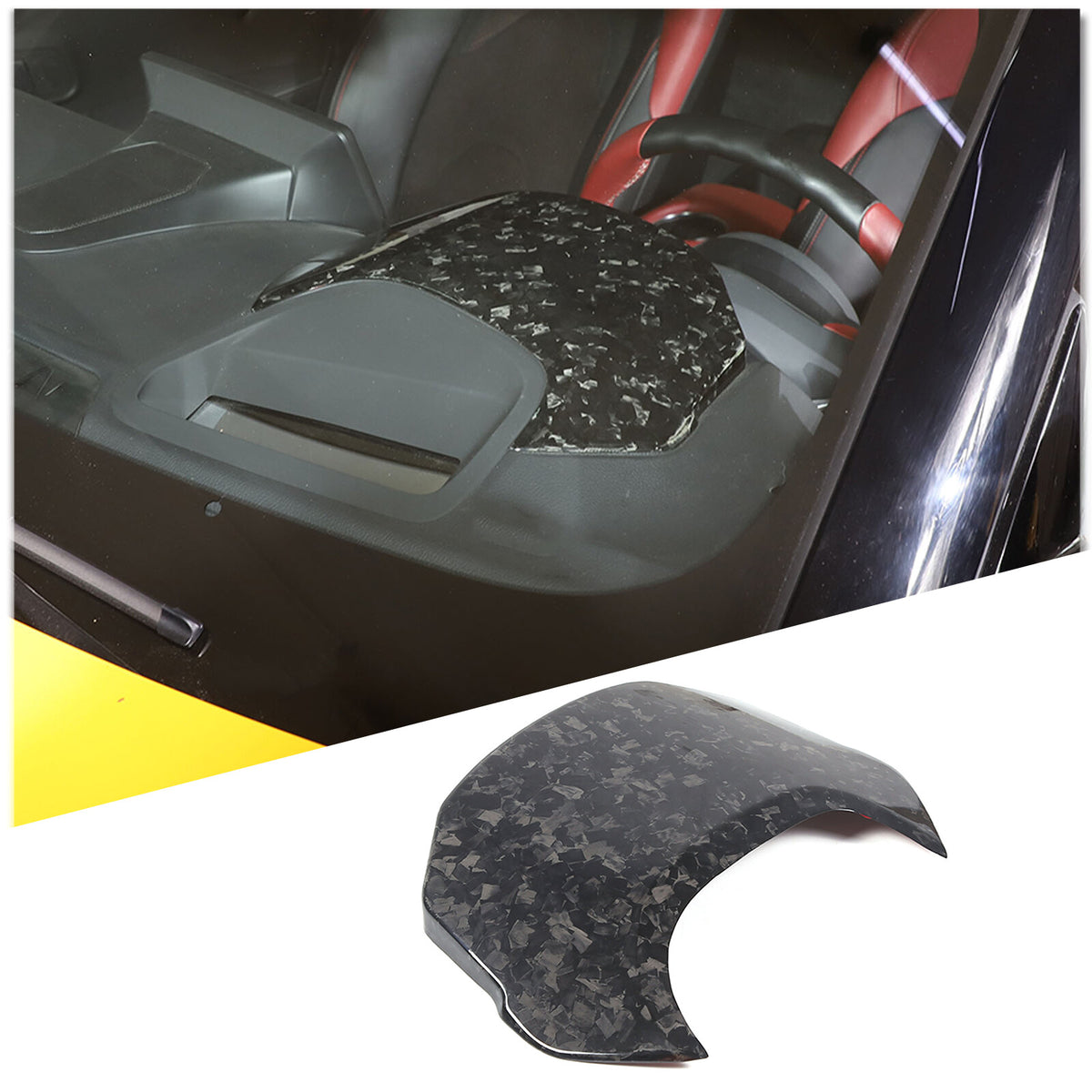 Forged Real Carbon Fiber Interior Full Trim Cover Set For Toyota Supra A90 2019+ 3