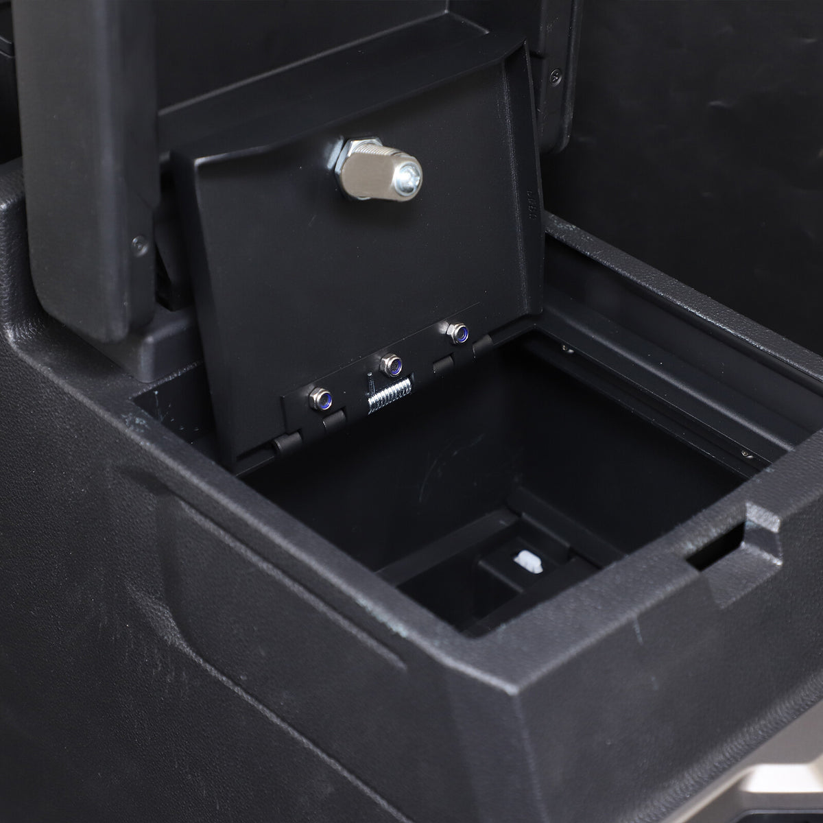 Steel Center Console Safe GUN Storage Lock Box TRAY For Toyota Tacoma 24+ US 11