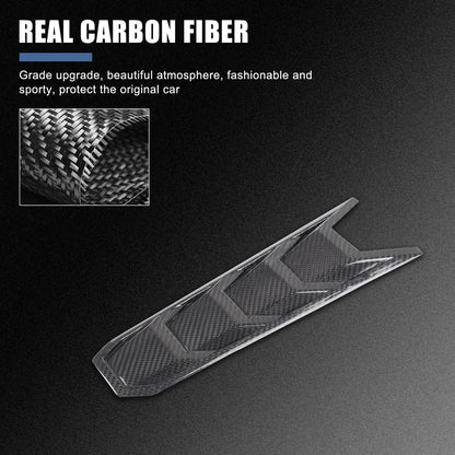 Real Carbon Fiber Engine Hood Center U-Shaped Cover Trim For Corvette C8 2020+ 9