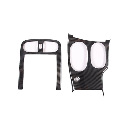 Carbon ABS Center Console Gear Shift Panel Cover Trim For 2005-2013 Corvette C6 10