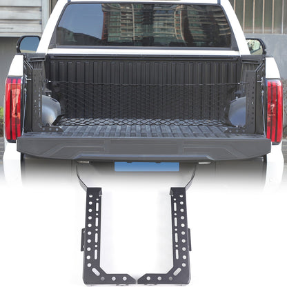 Black Steel L-Shaped Truck Bed Reinforcement Bracket For Toyota Tundra 2022+ US 15