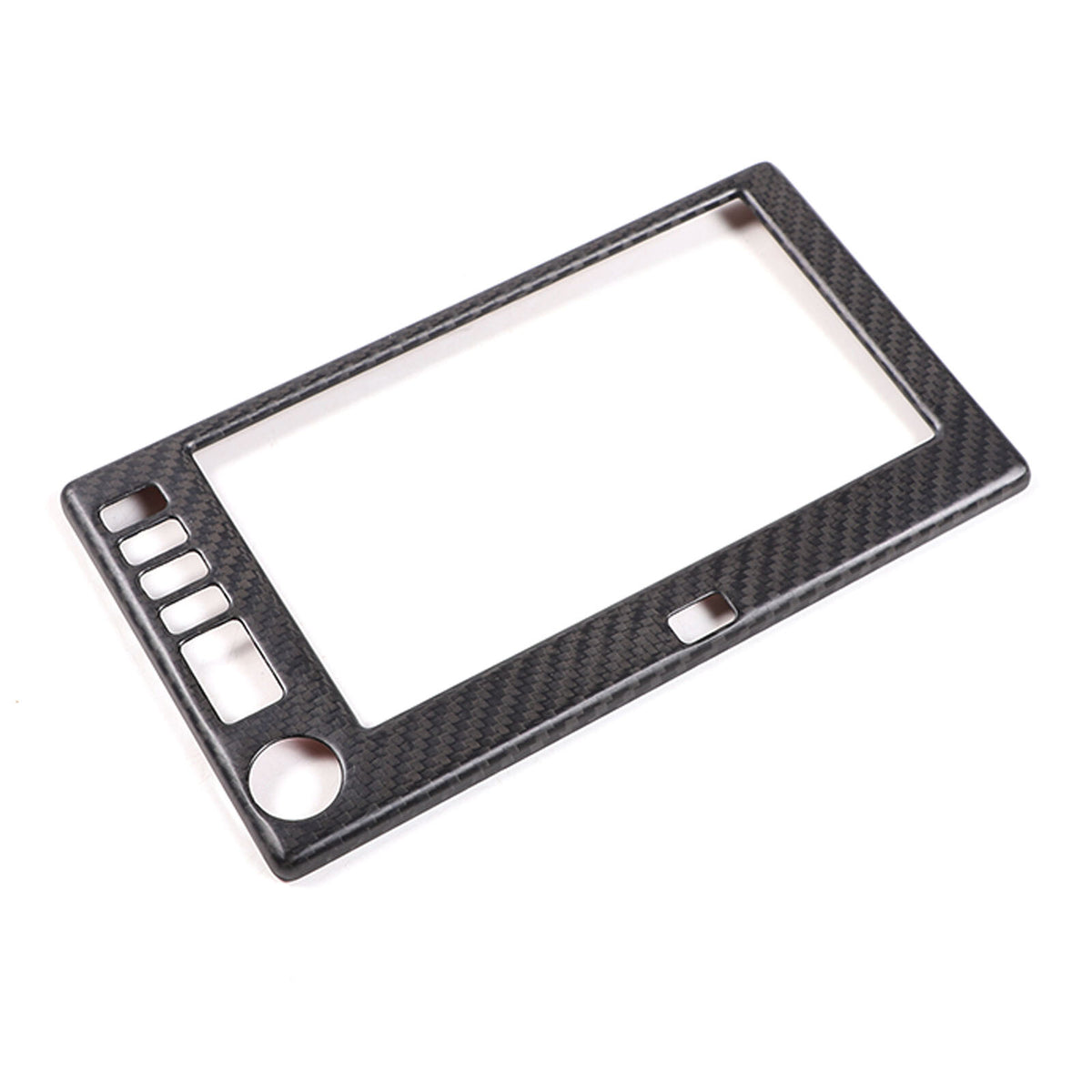 Matte Carbon Fiber Center Navigation Screen Trim Cover For Corvette C6 2005-13 9