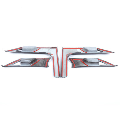 ABS Carbon Fiber Interior Door Bowl Panel Trim Cover For Lexus GX550 2025+ 14