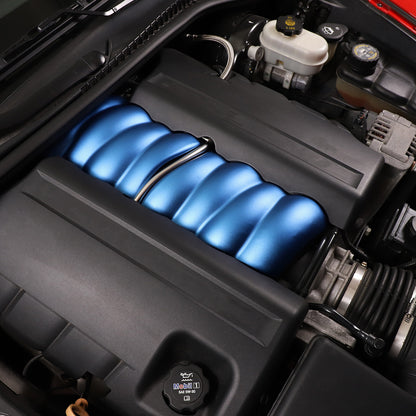 Blue Aluminum Alloy Intake Manifold Cover Engine Part For Corvette C6 2005-2013 14