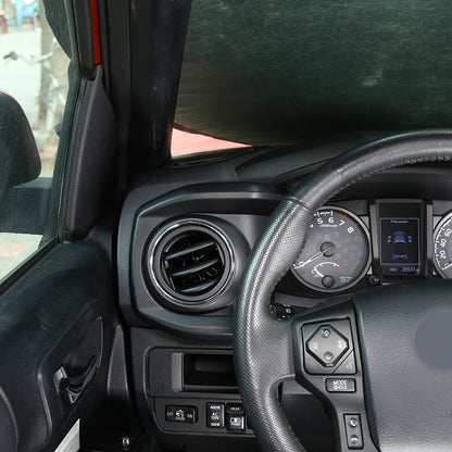 Matte Black Dashboard Decoration U Shape Trim For Toyota Tacoma 2016-2023 US 12