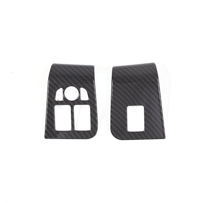 ABS Carbon Fiber Interior Center Console Trim Set Kit For Jaguar F-TYPE 2013-24 7