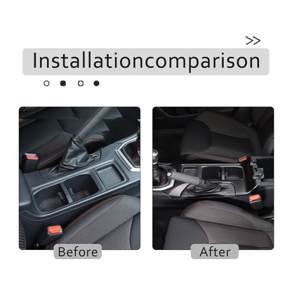 Matte Black Center Console Gear Shift Cup Holder Trim for Subaru WRX VB MT 22-24 16