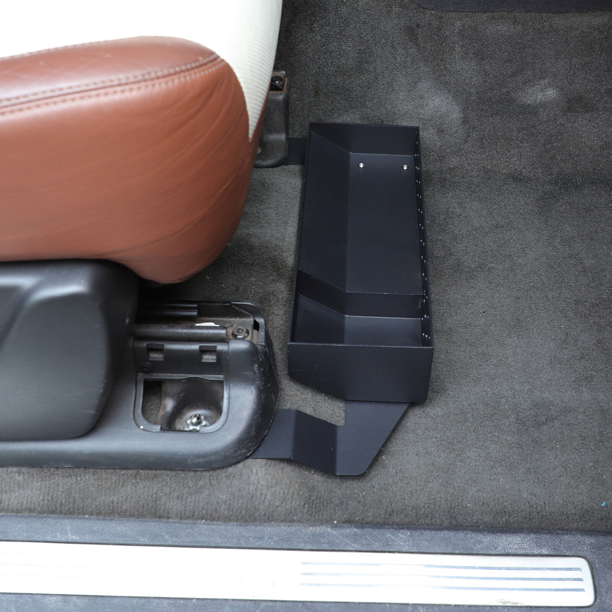 Alloy Passenger Seat Under-seat Storage Basket Tray For Cadillac Escalade 07-14 16
