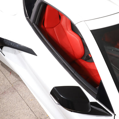 Real Carbon Fiber Full Exterior Set Decor Cover Trim Kit For Corvette C8 2020-26 117