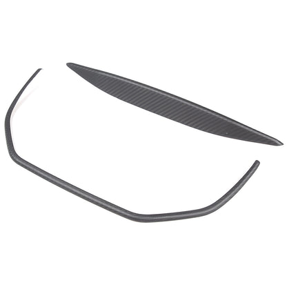 Matt Carbon fiber Center Console air outlet frame Trim For Maserati Ghibli 14-15 8