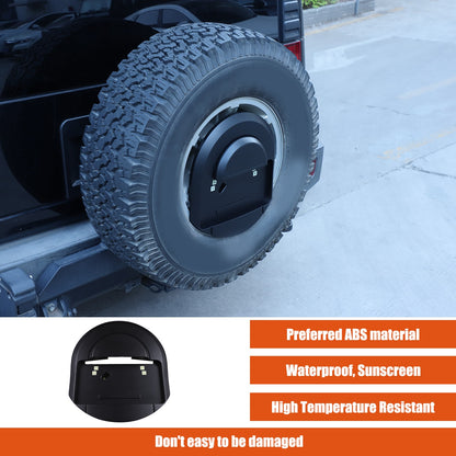 Matte Balck Rear License Plate Bracket Spare Tire Carrier For Hummer H2 03-09 9