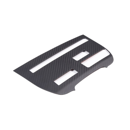 Matte Carbon Fiber Center Console CD Panel Frame TrimFor Nissan GTR R35 2008-16 7