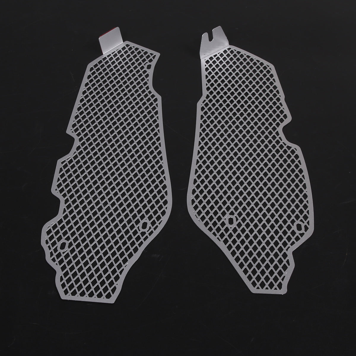 Silver Steel Intake Mesh Grille Insert Guard For Corvette C8 2020-2026 12