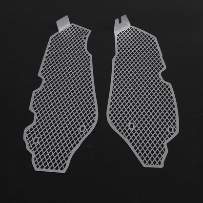 Silver Steel Intake Mesh Grille Insert Guard For Corvette C8 2020-2026 12