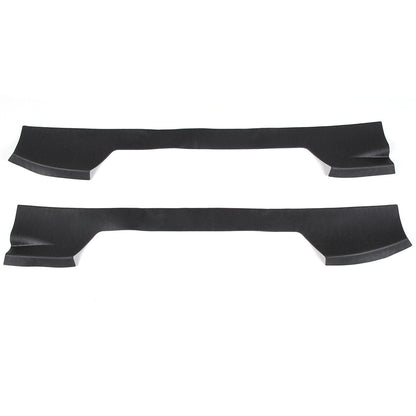 Black TPE Exterior Car Entry Guards Door Sill Cover Trim For Corvette C8 2020-26 6