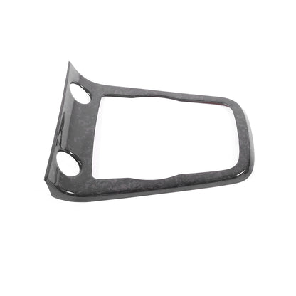 Forged Carbon fiber Center Gear Shift Panel Trim Frame for Jaguar F-type 13-22 8