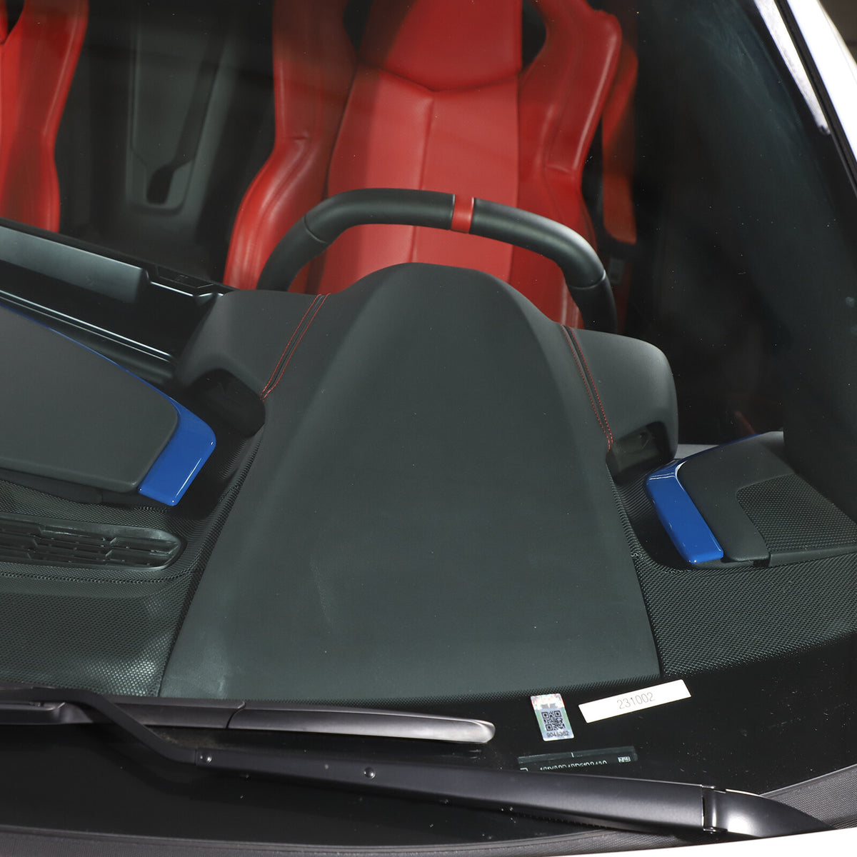 Blue ABS Center Console Dashboard Side Instrument Trim For Corvette C8 2020-2025 12