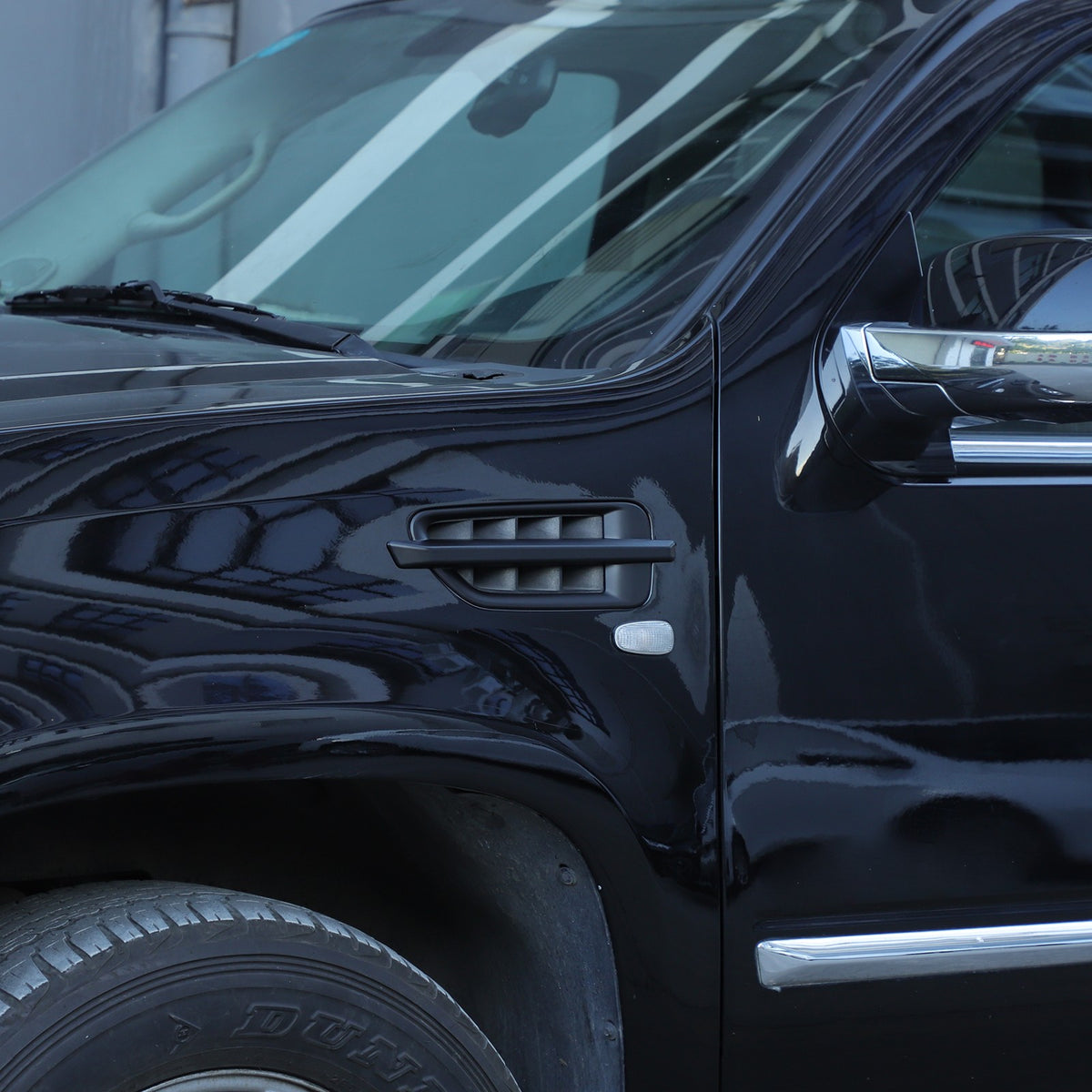 ABS Matte Black Side Air Fender Vent Trim For Cadillac Escalade 2007-2014 US 20