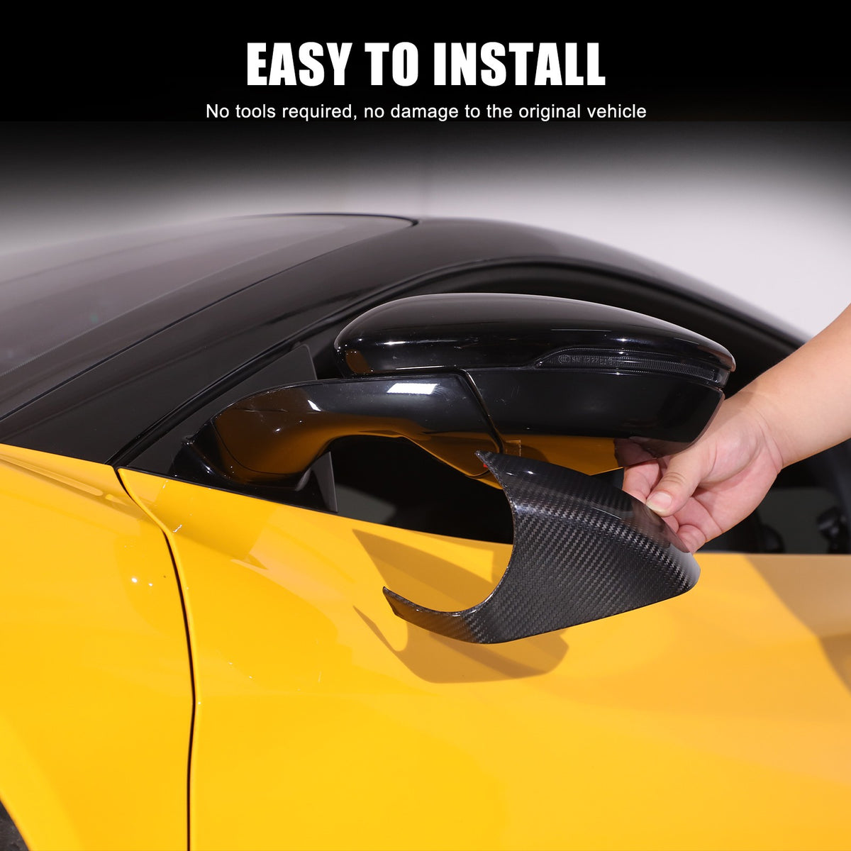 Real Carbon Fiber Rearview Side Mirror Base Cover Trim For Lotus EMIRA 21-25 US 19