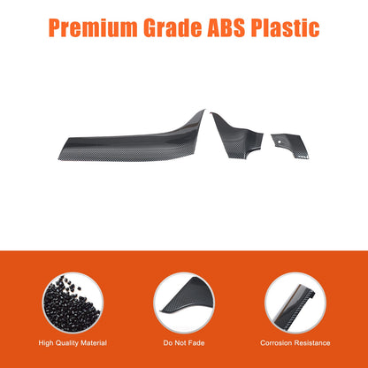 Carbon Fiber ABS Center Console Panel Trim For Benz ML W166/GL X166 2012‑2015 3
