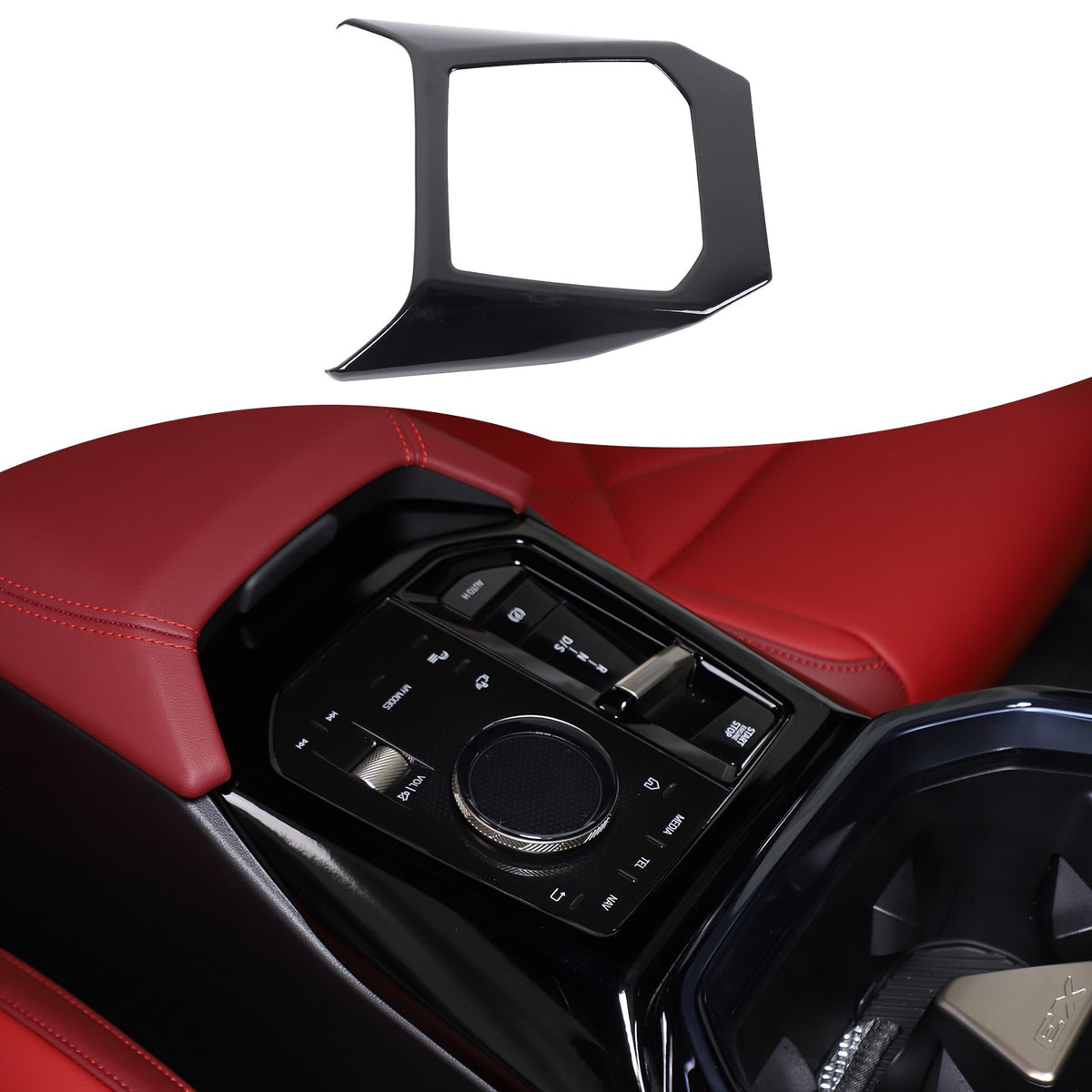 Glossy Piano Center Console Gear Shift Panel Frame Trim For BMW X3 G45 2025+ US 22