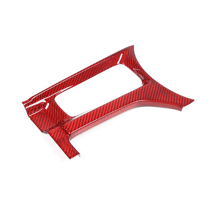 Red Real Carbon fiber Center Multimedia Panel Cover Trim For Mazda MX-5 2016-23 19
