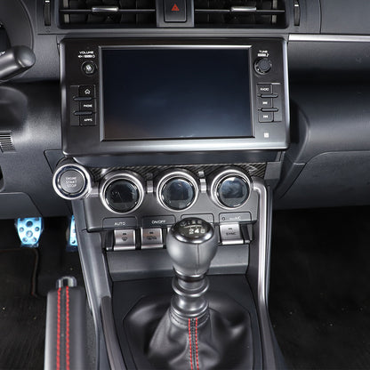 ABS Carbon Fiber Interior Center Console Trim Set Fits For GR86/BRZ 2022-2025 US - Variants 6-10 42