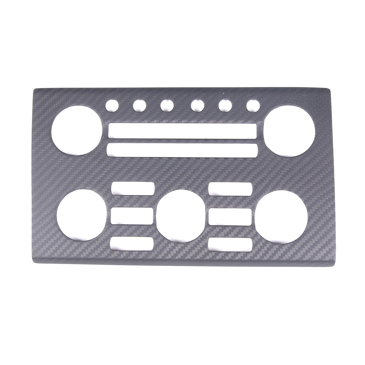 Matte Carbon Fiber Center control volume panel Trim For Nissan GTR R35 2008-16 8